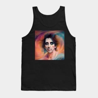 Alice Cooper Portrait Painting Tank Top